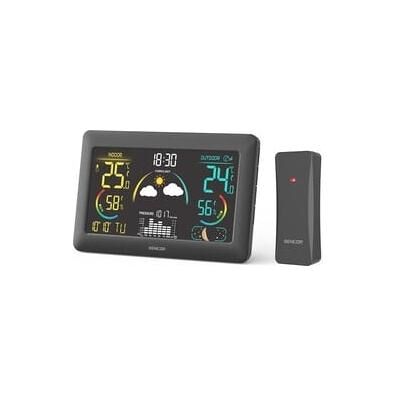 Sencor SWS 4900 Wetterstation schwarz / Farb-LCD / Funksensor, Station météo, Noir - Publicité Sencor SWS 4900 Wetterstation schwarz / Farb-LCD / Funksensor, Station météo, Noir - Publicité