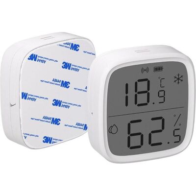 Sonoff Capteur Zigbee 3.0 de température et d'humidité, Thermomètre + hygromètre, Blanc - Publicité Sonoff Capteur Zigbee 3.0 de température et d'humidité, Thermomètre + hygromètre, Blanc - Publicité
