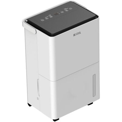 Be Cool BC20LEF2301 Déshumidificateur - 20m², 400W, 20 l/jour, Blanc, Gris - Publicité Be Cool BC20LEF2301 Déshumidificateur - 20m², 400W, 20 l/jour, Blanc, Gris - Publicité