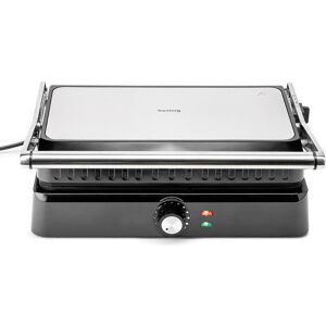 Huslog Gril électrique 2200W, Machine à panini, Noir - Publicité Huslog Gril électrique 2200W, Machine à panini, Noir - Publicité