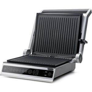 Solis Contact Grill Pro, Machine à panini, Argent, Noir - Publicité Solis Contact Grill Pro, Machine à panini, Argent, Noir - Publicité