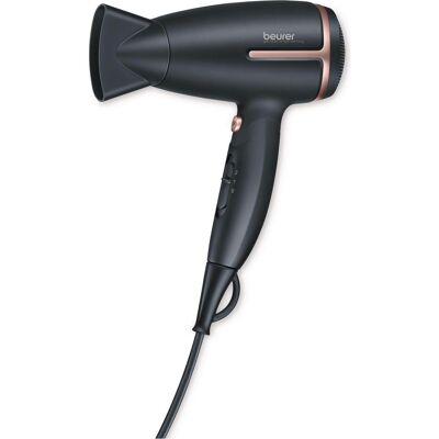 Sèche-cheveux de voyage Beurer HC25UK - Compact, Ionique, Pliant - Publicité Sèche-cheveux de voyage Beurer HC25UK - Compact, Ionique, Pliant - Publicité