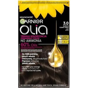 Garnier, Coloration pour cheveux, Olia farba do włosów 3.0 Soft Black (Noir) - Publicité Garnier, Coloration pour cheveux, Olia farba do włosów 3.0 Soft Black (Noir) - Publicité