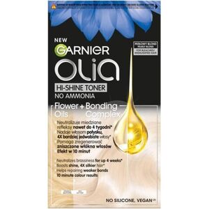L'Oréal Paris, Coloration pour cheveux, Garnier Olia Toner 10.2 Pearl Blonde (Blonde perle) - Publicité L'Oréal Paris, Coloration pour cheveux, Garnier Olia Toner 10.2 Pearl Blonde (Blonde perle) - Publicité
