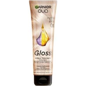 Garnier, Coloration pour cheveux, Olia Gloss Coloring Mask Hair Toner Cool Blonde 150ml (Blond) - Publicité Garnier, Coloration pour cheveux, Olia Gloss Coloring Mask Hair Toner Cool Blonde 150ml (Blond) - Publicité