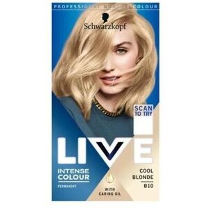 Schwarzkopf B10 Cool Blonde - Coloration capillaire - Couleur vive et durable - Publicité Schwarzkopf B10 Cool Blonde - Coloration capillaire - Couleur vive et durable - Publicité