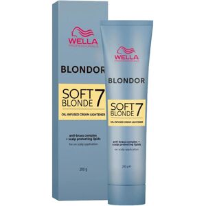 Wella Blondor Soft Blonde 7 Oil Infused Cream Lightener - Éclaircissant cheveux - Publicité Wella Blondor Soft Blonde 7 Oil Infused Cream Lightener - Éclaircissant cheveux - Publicité