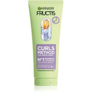 Garnier, Shampoing, Fructis Curls Method Moisturizing Shampoo For Curly And Wavy Hair 200ml (Shampoing liquide, 200 ml) - Publicité Garnier, Shampoing, Fructis Curls Method Moisturizing Shampoo For Curly And Wavy Hair 200ml (Shampoing liquide, 200 ml) - Publicité