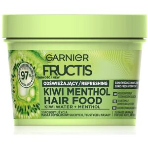 Garnier, Masque capillaire, Fructis Hair Food Kiwi Menthol Hair Mask For Dry And Oily Roots 400ml (400 ml) - Publicité Garnier, Masque capillaire, Fructis Hair Food Kiwi Menthol Hair Mask For Dry And Oily Roots 400ml (400 ml) - Publicité