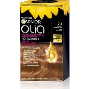 Garnier, Coloration pour cheveux, Olia Hair Color 73 Golden Dark Blonde (Blond foncé doré) - Publicité Garnier, Coloration pour cheveux, Olia Hair Color 73 Golden Dark Blonde (Blond foncé doré) - Publicité