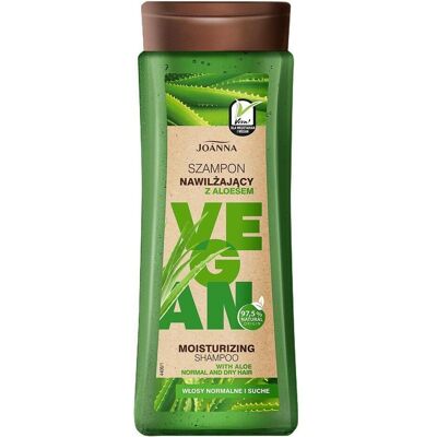 Joanna, Shampoing, Shampooing hydratant végétalien Shampooing hydratant à l'aloe vera 300Ml (Shampoing liquide, 300 ml) - Publicité Joanna, Shampoing, Shampooing hydratant végétalien Shampooing hydratant à l'aloe vera 300Ml (Shampoing liquide, 300 ml) - Publicité