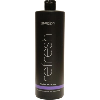 Subrina, Shampoing, Professional, Refresh Violet, Hair Shampoo, 1000 ml (Shampoing anti-poux, 1000 ml) - Publicité Subrina, Shampoing, Professional, Refresh Violet, Hair Shampoo, 1000 ml (Shampoing anti-poux, 1000 ml) - Publicité