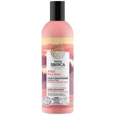 Après-shampooing à l'écorce de pin d'Altaï - Réparation & Protection - 270ml - Publicité Après-shampooing à l'écorce de pin d'Altaï - Réparation & Protection - 270ml - Publicité