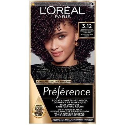 Coloration cheveux L’Oréal Paris Preference Toronto - Brun Foncé Frais Intense - Publicité Coloration cheveux L’Oréal Paris Preference Toronto - Brun Foncé Frais Intense - Publicité