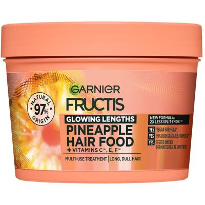 Garnier Fructis Masque Ananas 3-en-1 - Cheveux longs - Publicité Garnier Fructis Masque Ananas 3-en-1 - Cheveux longs - Publicité