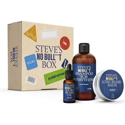 Steve's Marque Modèle - Kit soin de barbe - Cheveux et barbe - Idée cadeau - Publicité Steve's Marque Modèle - Kit soin de barbe - Cheveux et barbe - Idée cadeau - Publicité