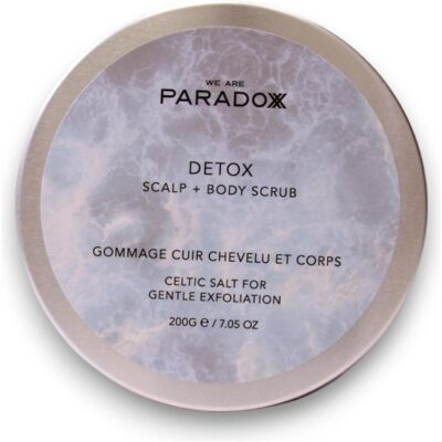 We Are Paradoxx, Gel douche, Detox Scalp + Body Scrub - Publicité We Are Paradoxx, Gel douche, Detox Scalp + Body Scrub - Publicité