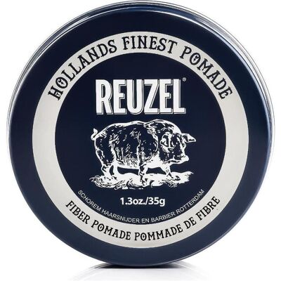 Reuzel, Gel pour cheveux, Fiber Pomade Low Shine Firm Hold Texturizing Fuller Look (Cire coiffante, Pommade coiffante, 35 g) - Publicité Reuzel, Gel pour cheveux, Fiber Pomade Low Shine Firm Hold Texturizing Fuller Look (Cire coiffante, Pommade coiffante, 35 g) - Publicité