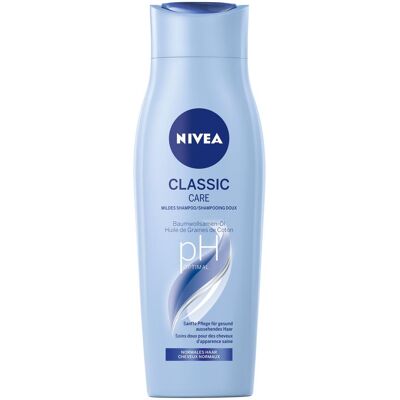 Nivea, Shampoing, Shampooing Classic Care (Shampoing liquide, 250 ml) - Publicité Nivea, Shampoing, Shampooing Classic Care (Shampoing liquide, 250 ml) - Publicité
