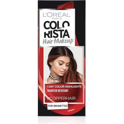 L'Oréal Paris, Coloration pour cheveux, L'Oréal Colorista Hair Makeup Copper Hair 30ml (Cuivre) - Publicité L'Oréal Paris, Coloration pour cheveux, L'Oréal Colorista Hair Makeup Copper Hair 30ml (Cuivre) - Publicité