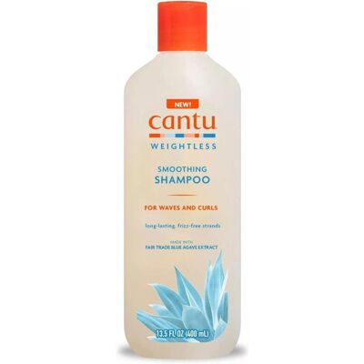 Cantu, Shampoing, Shampooing lissant sans poids 400ml (Shampoing liquide, 400 ml) - Publicité Cantu, Shampoing, Shampooing lissant sans poids 400ml (Shampoing liquide, 400 ml) - Publicité