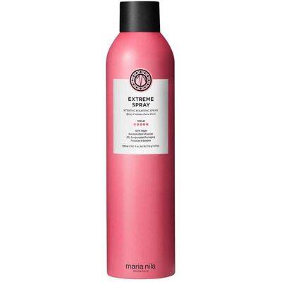 Maria Nila Extreme Spray - Fixation longue durée - 300ml - Laque - Publicité Maria Nila Extreme Spray - Fixation longue durée - 300ml - Laque - Publicité