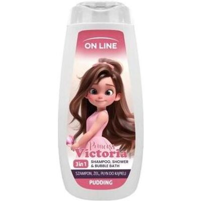 Romantic Professional, Soin corporel bébé, ON LINE 400ml 3-in-1 Princess Victoria Shampooing Gel de bain (Shampoing liquide, 400 ml) - Publicité Romantic Professional, Soin corporel bébé, ON LINE 400ml 3-in-1 Princess Victoria Shampooing Gel de bain (Shampoing liquide, 400 ml) - Publicité