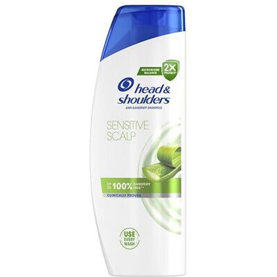 Head & Shoulders, Shampoing, Dandruff shampoo for sensitive scalp Sensitiv e Scalp (Anti-Dandruff Shampoo) (Shampoing liquide) - Publicité Head & Shoulders, Shampoing, Dandruff shampoo for sensitive scalp Sensitiv e Scalp (Anti-Dandruff Shampoo) (Shampoing liquide) - Publicité