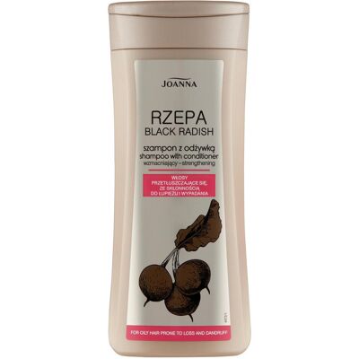 Joanna, Shampoing, RZEPA Shampooing pour cheveux gras avec après-shampooing Renforcer les cheveux 200ml (200 ml) - Publicité Joanna, Shampoing, RZEPA Shampooing pour cheveux gras avec après-shampooing Renforcer les cheveux 200ml (200 ml) - Publicité