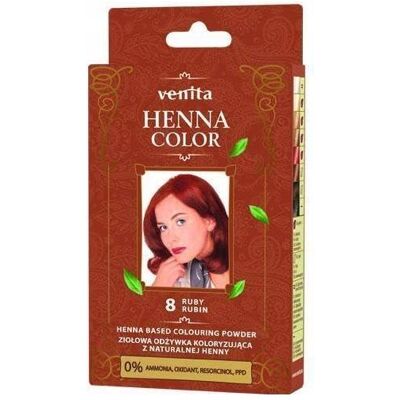 Venita Henna Color - Après-shampoing colorant aux herbes avec henn naturel - Rubis (W) - Coloration capillaire - Publicité Venita Henna Color - Après-shampoing colorant aux herbes avec henn naturel - Rubis (W) - Coloration capillaire - Publicité