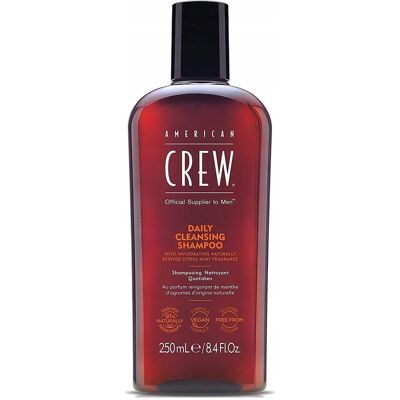 Shampoing Nettoyant Quotidien American Crew - 250ml - Publicité Shampoing Nettoyant Quotidien American Crew - 250ml - Publicité