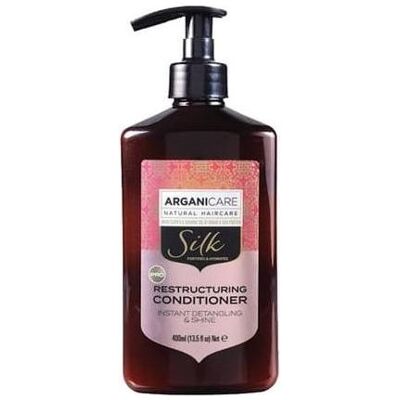 Après-shampoing Réstructurant en Soie Arganicare - Soin capillaire - Publicité Après-shampoing Réstructurant en Soie Arganicare - Soin capillaire - Publicité