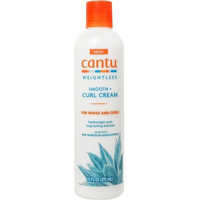 Cantu, Gel pour cheveux, Weightless Smooth Curl Cream 295ml (Crème coiffante, 295 ml) - Publicité Cantu, Gel pour cheveux, Weightless Smooth Curl Cream 295ml (Crème coiffante, 295 ml) - Publicité