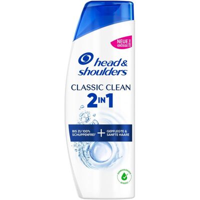 Head & Shoulders, Shampoing, Anti-Schuppen Shampoo 2in1 Classic Clean Shampoo 225 ml (Shampoing liquide, 225 ml) - Publicité Head & Shoulders, Shampoing, Anti-Schuppen Shampoo 2in1 Classic Clean Shampoo 225 ml (Shampoing liquide, 225 ml) - Publicité