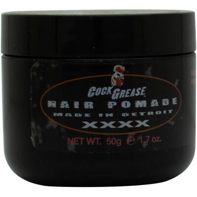 Cock Grease, Gel pour cheveux, Pommade pour cheveux Ultra Hard The Big Black 50 g (Cire capillaire, Gel coiffant, 50 g) - Publicité Cock Grease, Gel pour cheveux, Pommade pour cheveux Ultra Hard The Big Black 50 g (Cire capillaire, Gel coiffant, 50 g) - Publicité