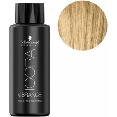 Schwarzkopf, Coloration pour cheveux, Professional Igora New Vibrance Blonde Extra Légère Naturelle 9-0 60ml (9-0 Blond naturel très clair) - Publicité Schwarzkopf, Coloration pour cheveux, Professional Igora New Vibrance Blonde Extra Légère Naturelle 9-0 60ml (9-0 Blond naturel très clair) - Publicité