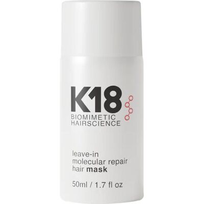 K18 Masque Réparateur Moléculaire Sans Rinçage pour Cheveux - 50 ml - Publicité K18 Masque Réparateur Moléculaire Sans Rinçage pour Cheveux - 50 ml - Publicité