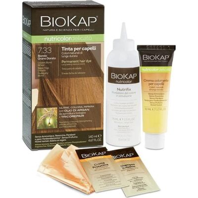 Biokap Nutricolor Delicato 7.33 Coloration Cheveux - Naturel et Nourrissant - Publicité Biokap Nutricolor Delicato 7.33 Coloration Cheveux - Naturel et Nourrissant - Publicité