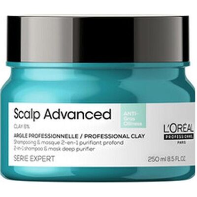 L'Oréal Paris L'Oreal Professionnel Series Expert Scalp Advanced Anti-Oiliness 2-en-1 Masque Purifiant Profond 250ml - Publicité L'Oréal Paris L'Oreal Professionnel Series Expert Scalp Advanced Anti-Oiliness 2-en-1 Masque Purifiant Profond 250ml - Publicité