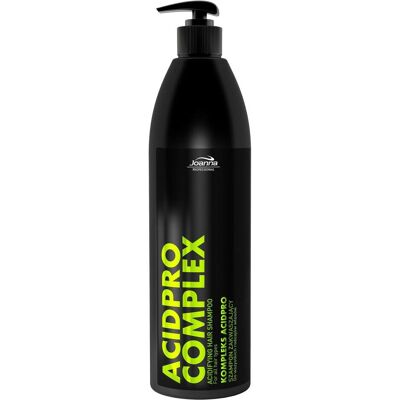 Joanna, Shampoing, Shampooing professionnel AcidPro Complex Intensive Hair Treatment pH-Balancing Color Stabilizing (Shampoing liquide, 1000 ml) - Publicité Joanna, Shampoing, Shampooing professionnel AcidPro Complex Intensive Hair Treatment pH-Balancing Color Stabilizing (Shampoing liquide, 1000 ml) - Publicité