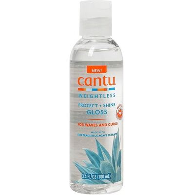 Cantu, Huile + sérum pour cheveux, Weightless Protect Shine Gloss 100ml Unscented (100 ml) - Publicité Cantu, Huile + sérum pour cheveux, Weightless Protect Shine Gloss 100ml Unscented (100 ml) - Publicité