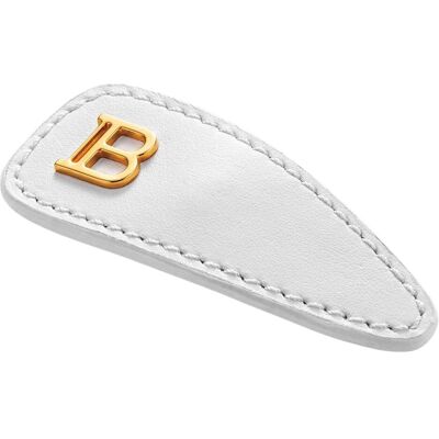 Balmain, Barrette + pince à cheveux, Printemps Hair Clip In White - Publicité Balmain, Barrette + pince à cheveux, Printemps Hair Clip In White - Publicité