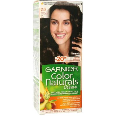 Garnier, Coloration pour cheveux, Color Naturals Hair Dye 2.0 Very Dark Brown (couleur naturelle) (Marron) - Publicité Garnier, Coloration pour cheveux, Color Naturals Hair Dye 2.0 Very Dark Brown (couleur naturelle) (Marron) - Publicité