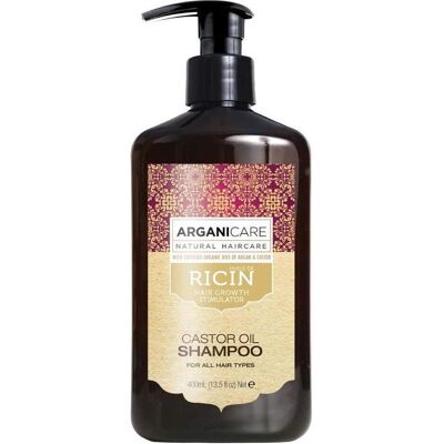 Shampoing Ricin Arganicare - Stimule la Croissance - 400ml - Publicité Shampoing Ricin Arganicare - Stimule la Croissance - 400ml - Publicité