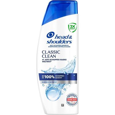 Head & Shoulders, Shampoing, Anti-Schuppen Shampoo Classic Clean Shampoo 250 ml (Shampoing liquide, 250 ml) - Publicité Head & Shoulders, Shampoing, Anti-Schuppen Shampoo Classic Clean Shampoo 250 ml (Shampoing liquide, 250 ml) - Publicité