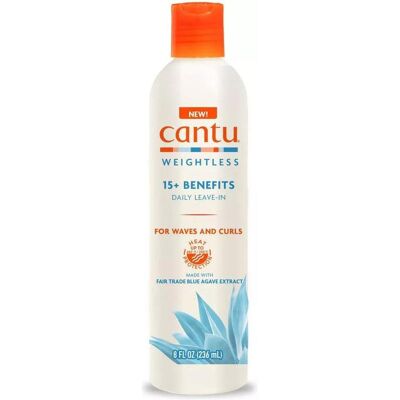 Cantu, Après-shampoing, Weightless 15 Benefits Daily Leave-In Conditioner 236ml (236 ml) - Publicité Cantu, Après-shampoing, Weightless 15 Benefits Daily Leave-In Conditioner 236ml (236 ml) - Publicité