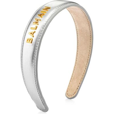 Balmain, Bandeau + serre-tête, Hair Band In Silver - Publicité Balmain, Bandeau + serre-tête, Hair Band In Silver - Publicité