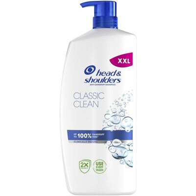 Shampoing Head & Shoulders Classic Clean - Anti-démangeaison 800 ml - Publicité Shampoing Head & Shoulders Classic Clean - Anti-démangeaison 800 ml - Publicité