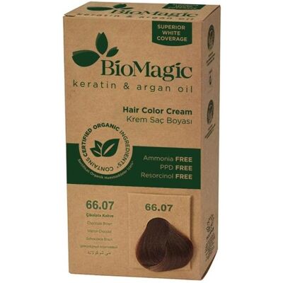 BIOMAGIC Coloration pour Cheveux - Châtain Chocolat - 250g - Publicité BIOMAGIC Coloration pour Cheveux - Châtain Chocolat - 250g - Publicité