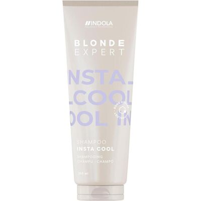 Shampooing InstaCool Blonde Expert d'Indola - Soins pour cheveux blonds - Publicité Shampooing InstaCool Blonde Expert d'Indola - Soins pour cheveux blonds - Publicité
